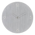 Ravenna Wandklok - MDF, lichtgrijs, stil uurwerk Ø40 cm