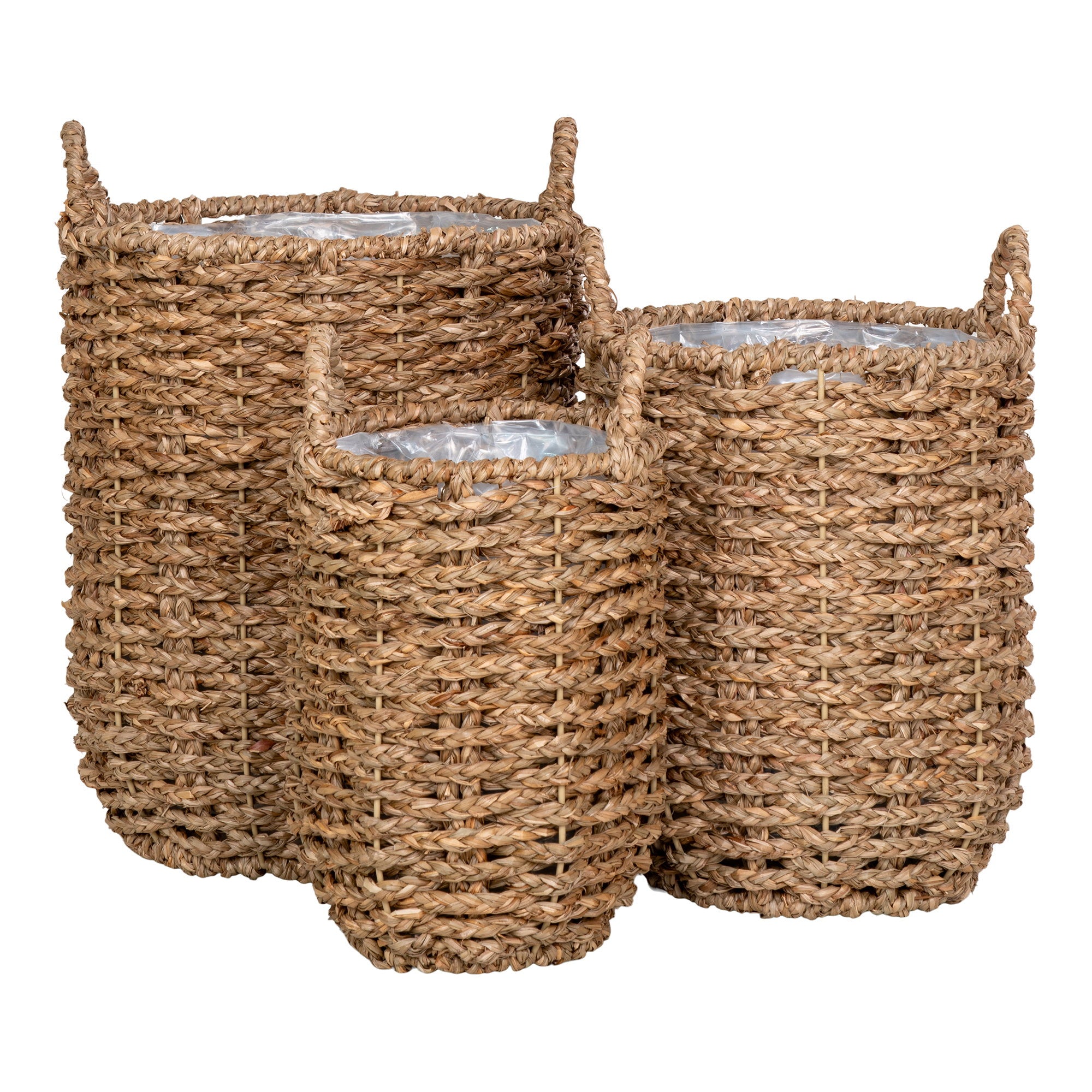 Hue Manden - Manden, zeegras, naturel, set van 3