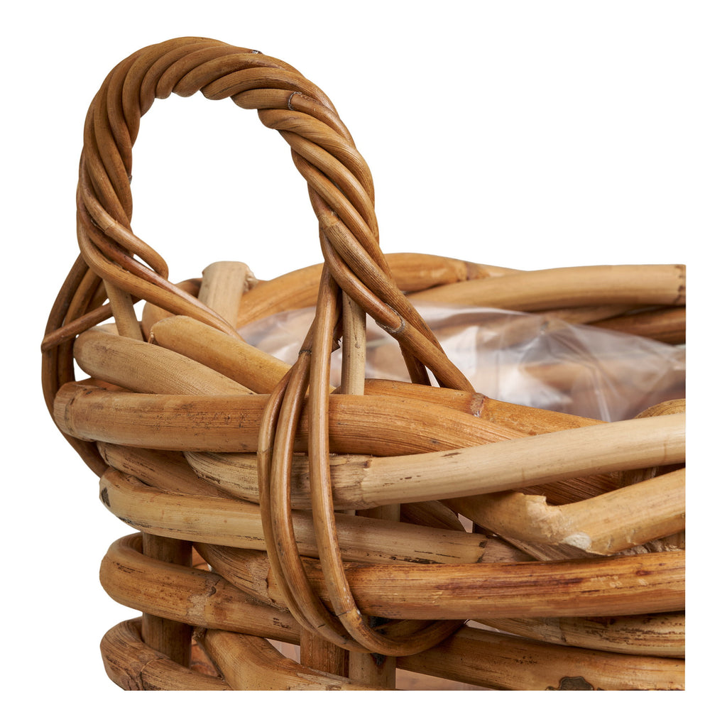 Burton Manden - Manden, kubu rotan, naturel, set van 3