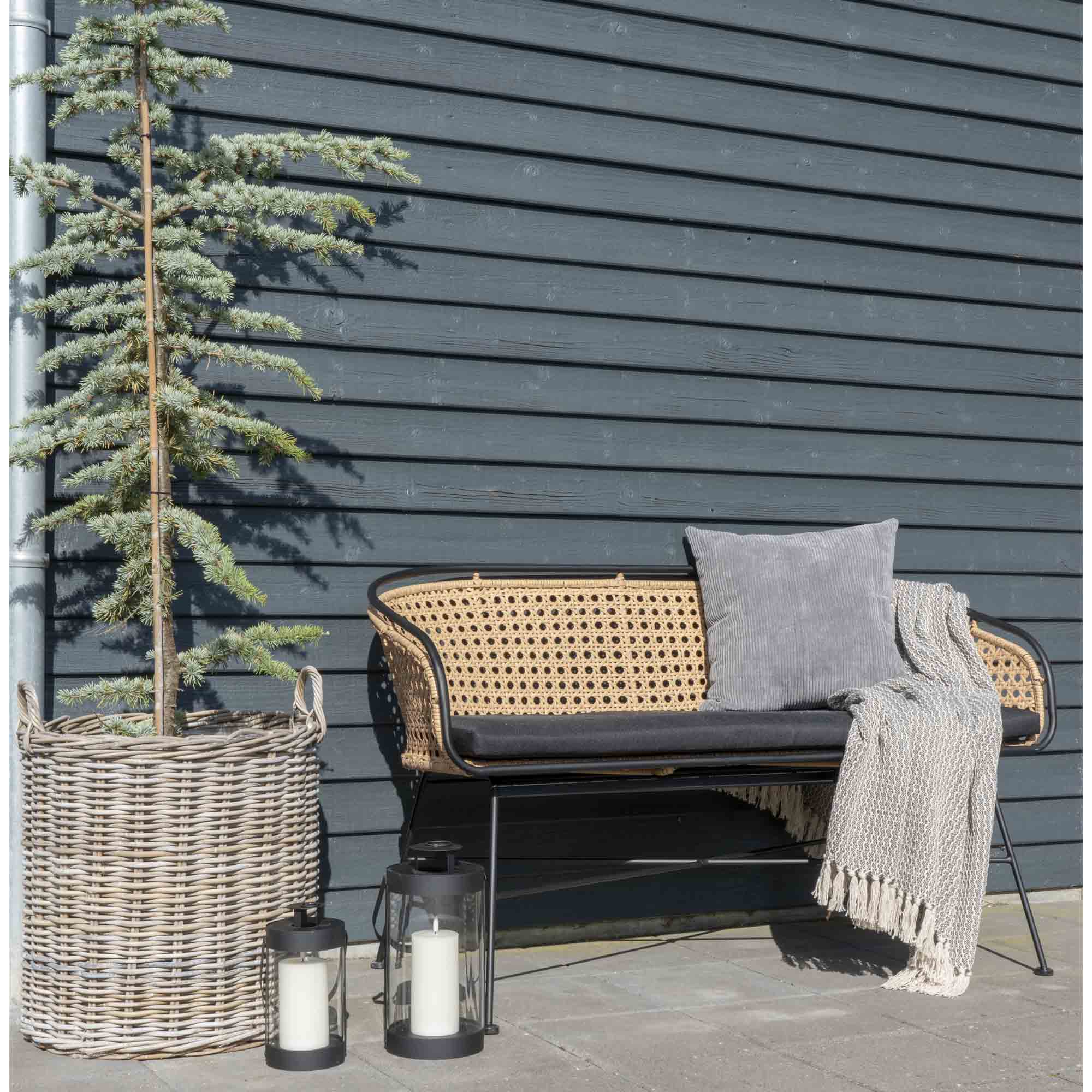 Caor Manden - Manden, kubu rotan, naturel, set van 4
