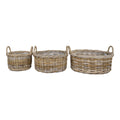 Kuta Manden - Manden, kubu rotan, naturel, set van 3