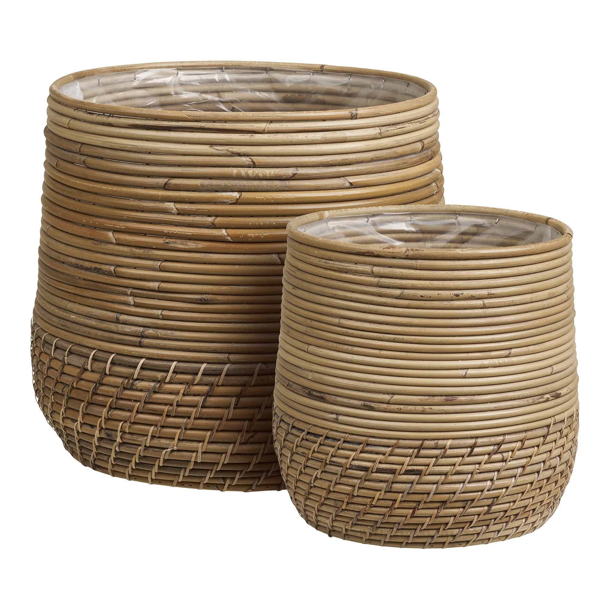 Moro Manden - Manden, kubu rotan, naturel, set van 2