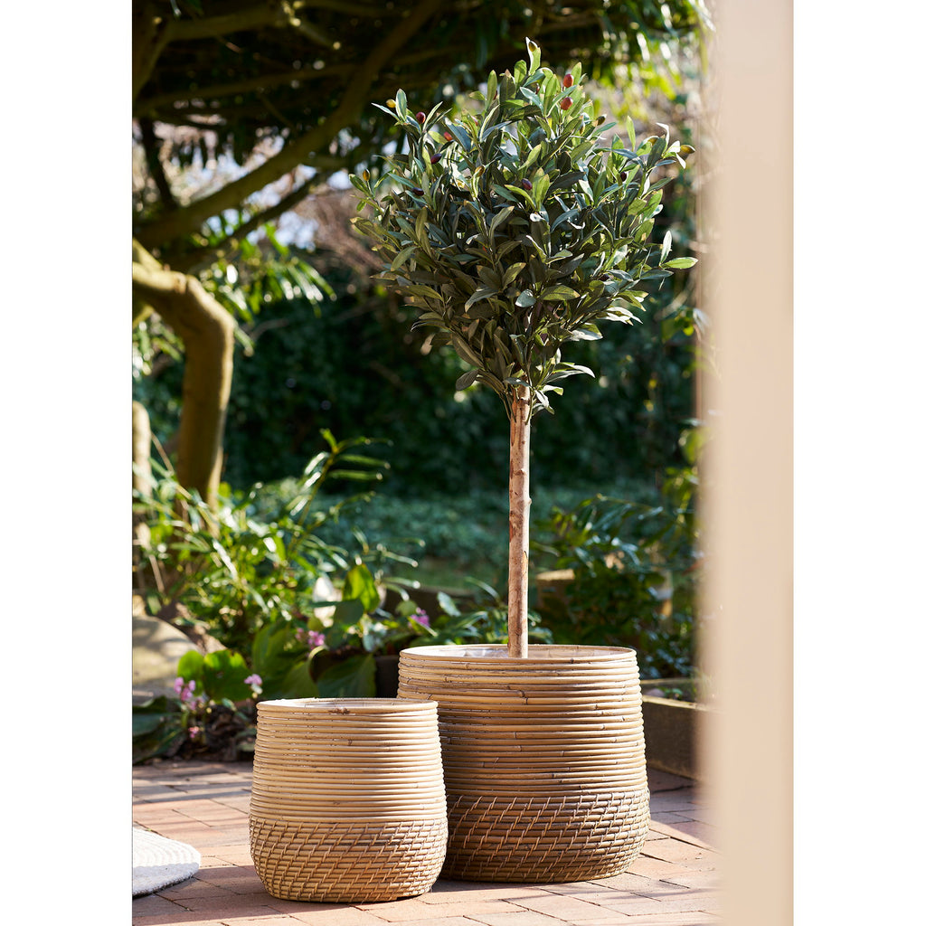 Moro Manden - Manden, kubu rotan, naturel, set van 2