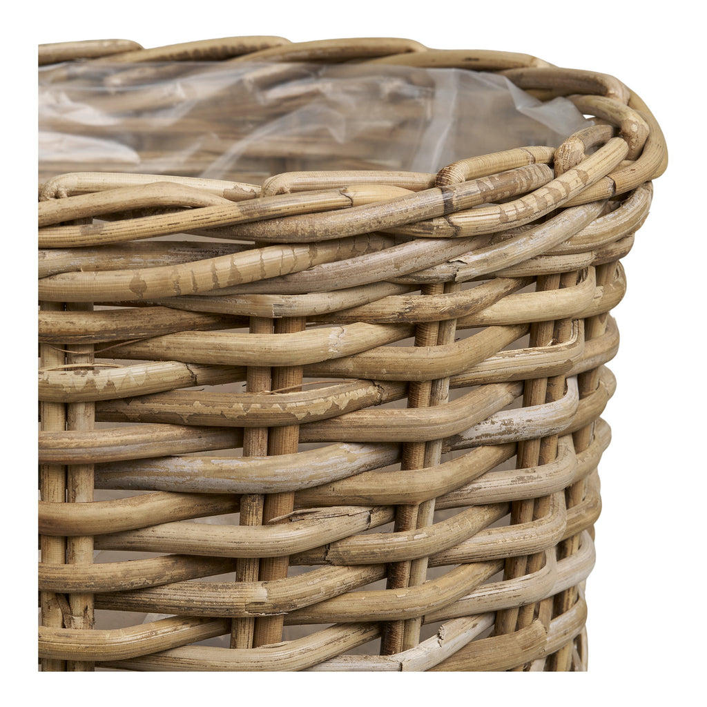 Kalak Manden - Manden, kubu rotan, naturel, set van 2