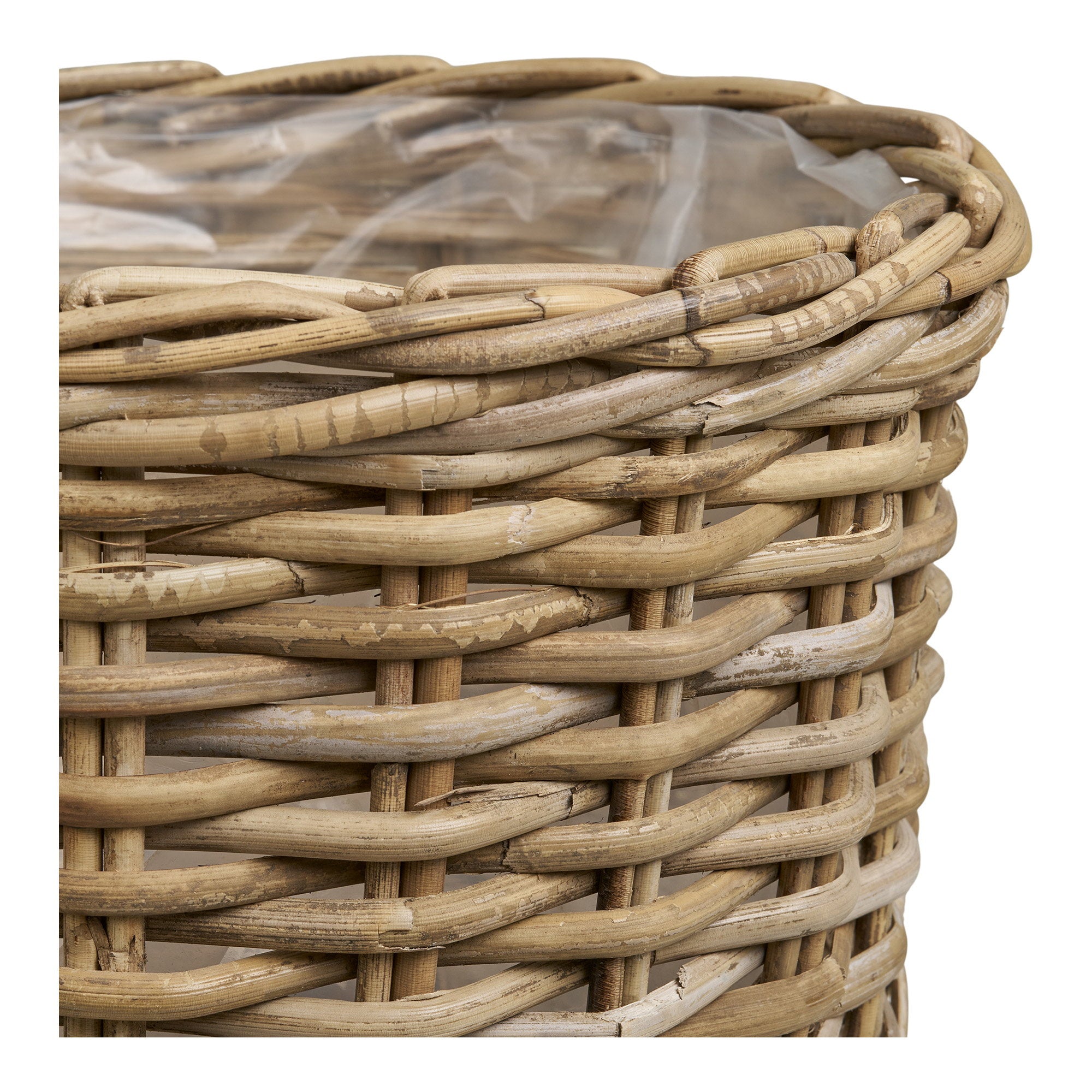 Kalak Manden - Manden, kubu rotan, naturel, set van 2