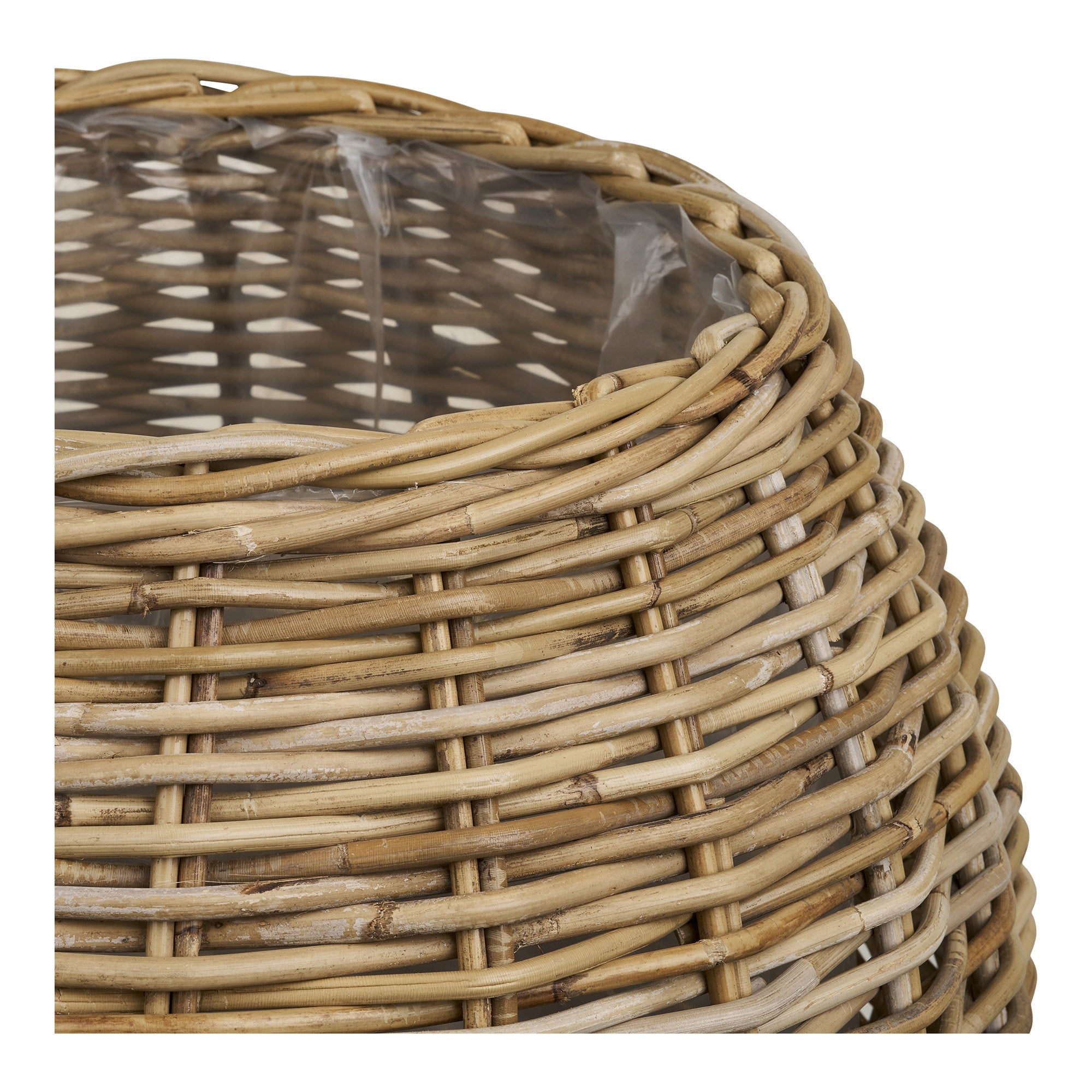 Melaka Mand - Mand, kubu rotan, naturel, set van 2