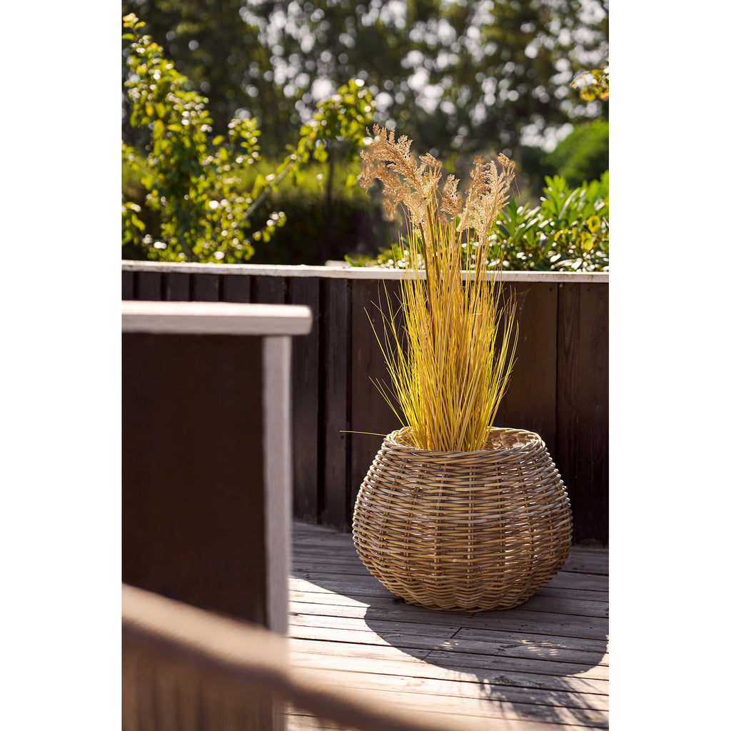 Melaka Mand - Mand, kubu rotan, naturel, set van 2