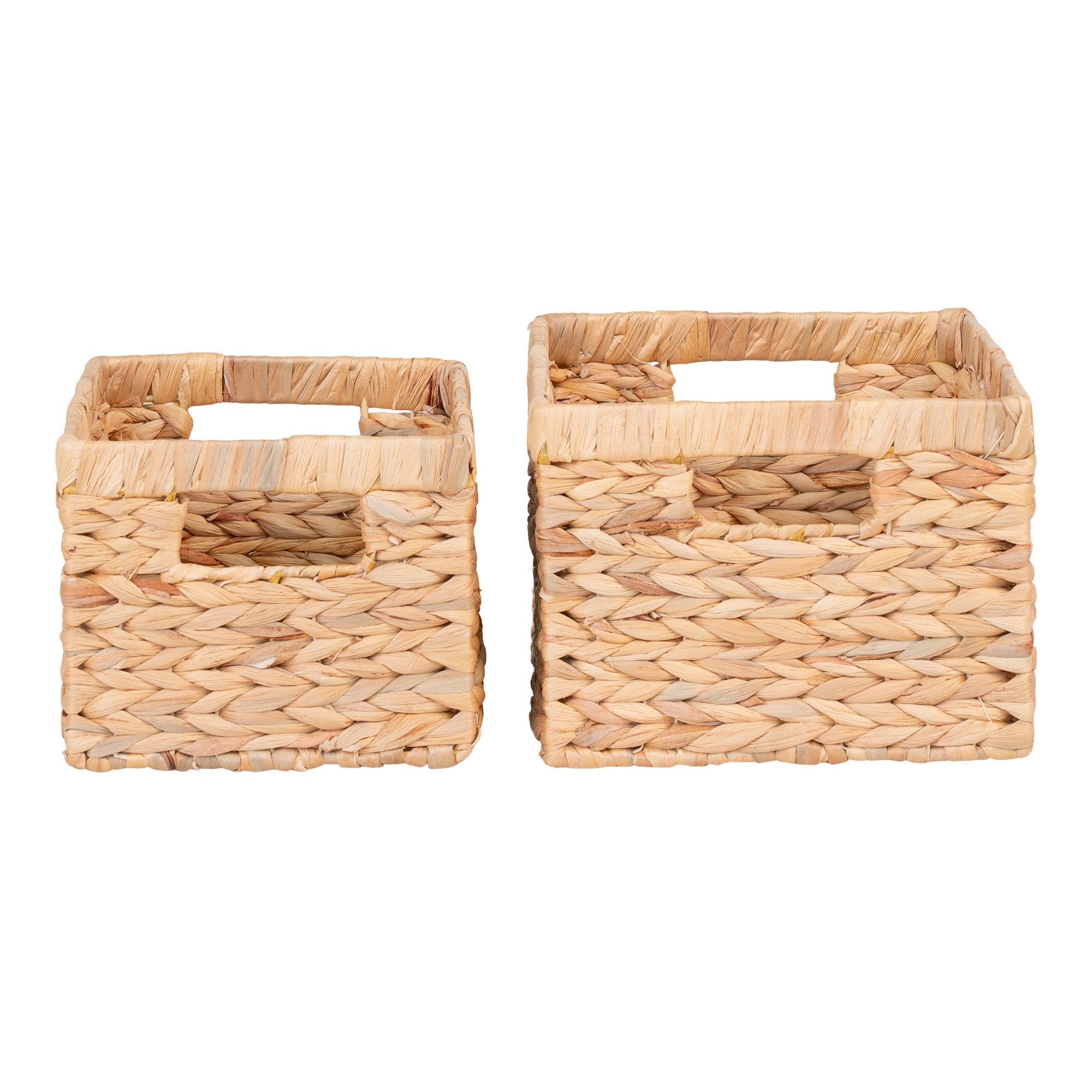 Passo Mand - Manden, waterhyacint, naturel, set van 2