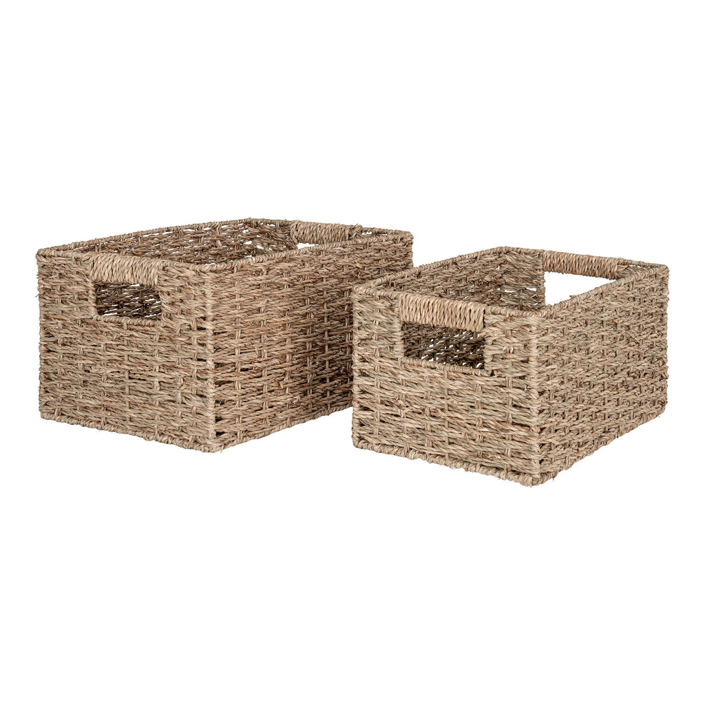 Venoso Manden - Manden, zeegras, naturel, set van 2