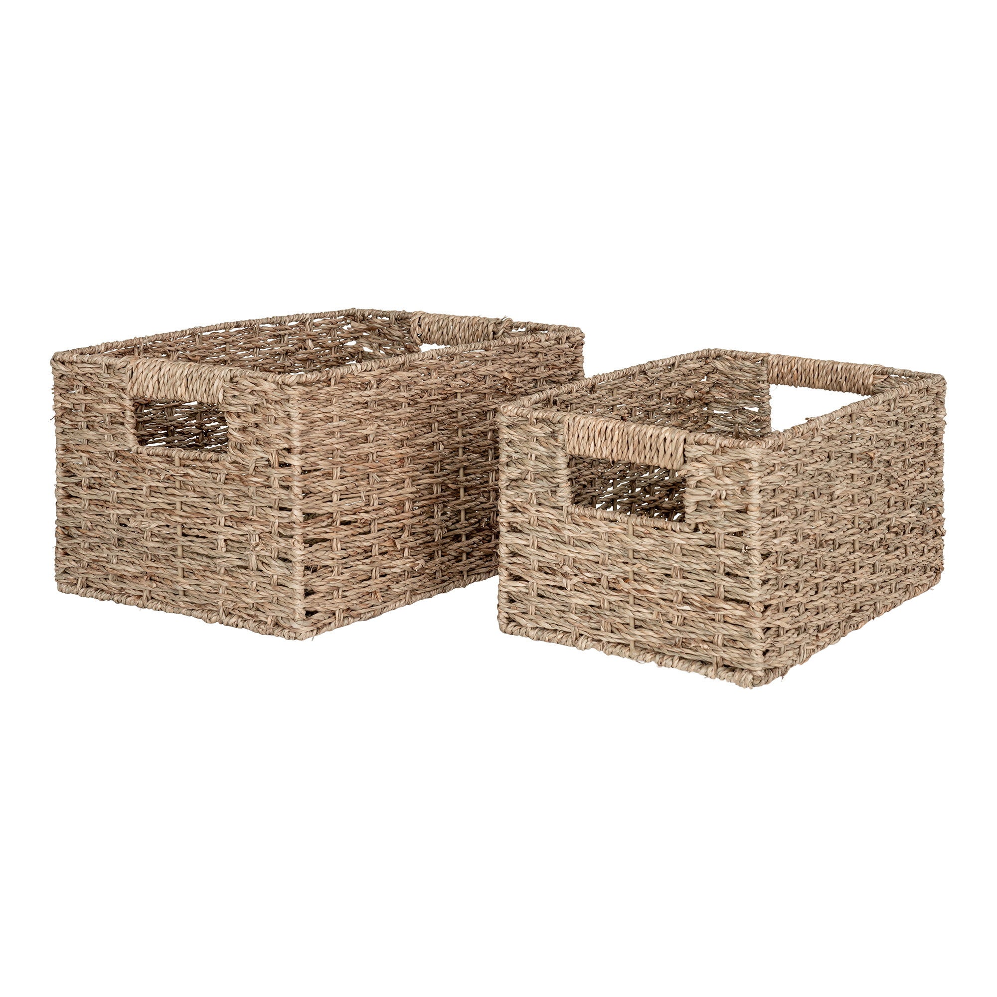 Venoso Manden - Manden, zeegras, naturel, set van 2