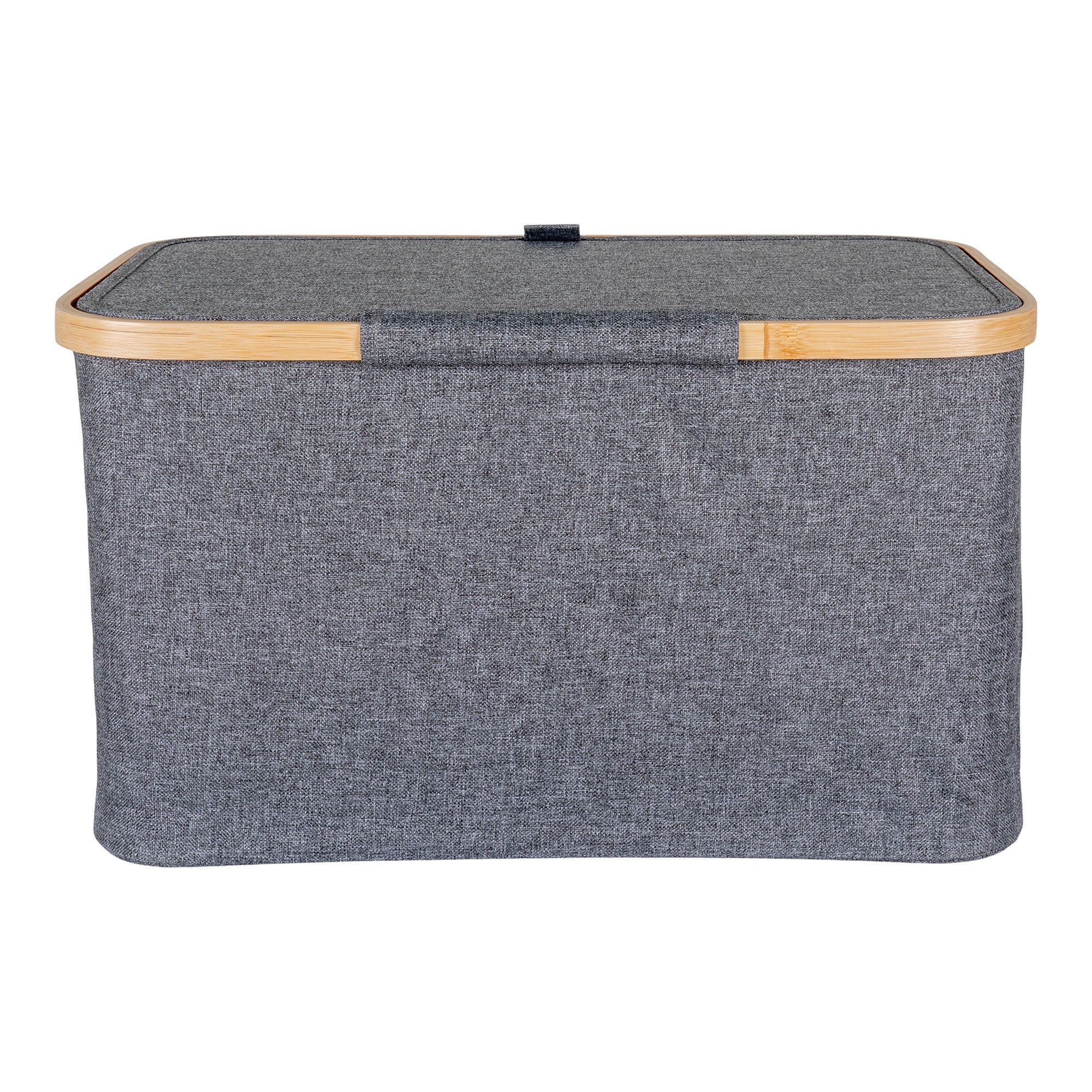 Noto Mand - Mand, bamboe/textiel, donkergrijs 30x45x25 cm