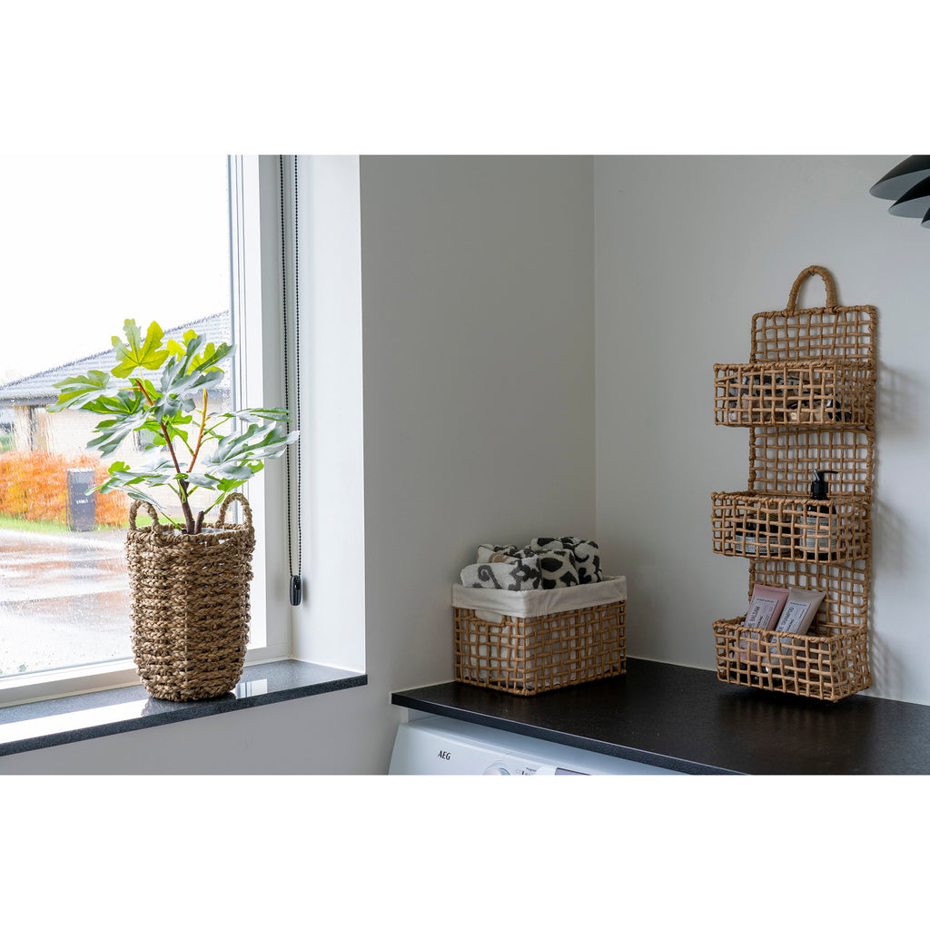 Bustelo Manden - Manden, papier, naturel, set van 2
