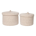 Sebal Manden - Manden, katoen, beige, set van 2