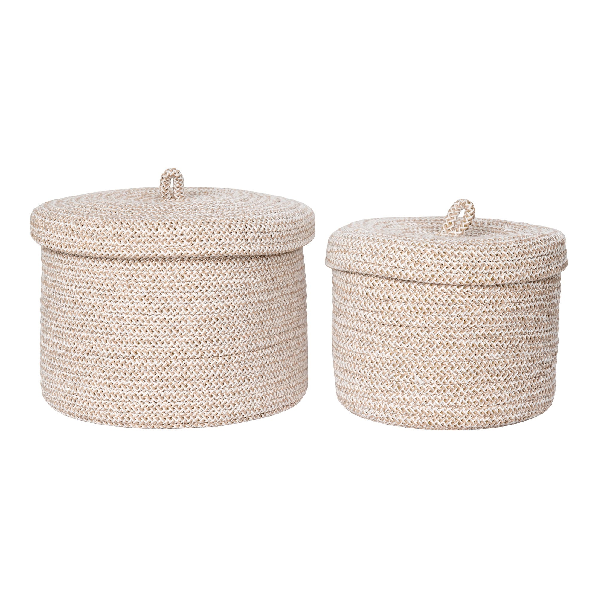 Sebal Manden - Manden, katoen, beige, set van 2