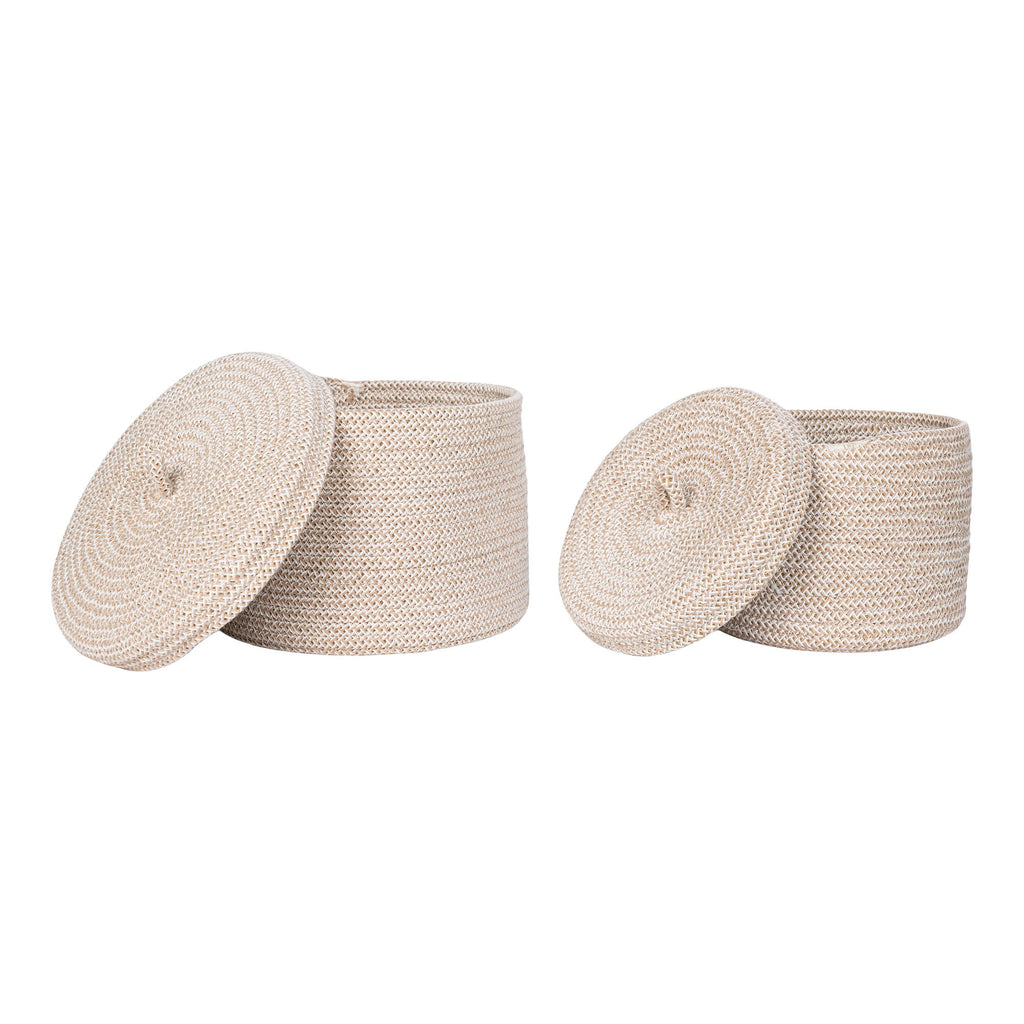 Sebal Manden - Manden, katoen, beige, set van 2