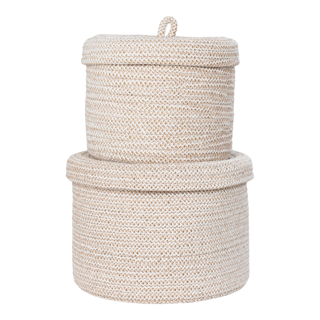 Sebal Manden - Manden, katoen, beige, set van 2