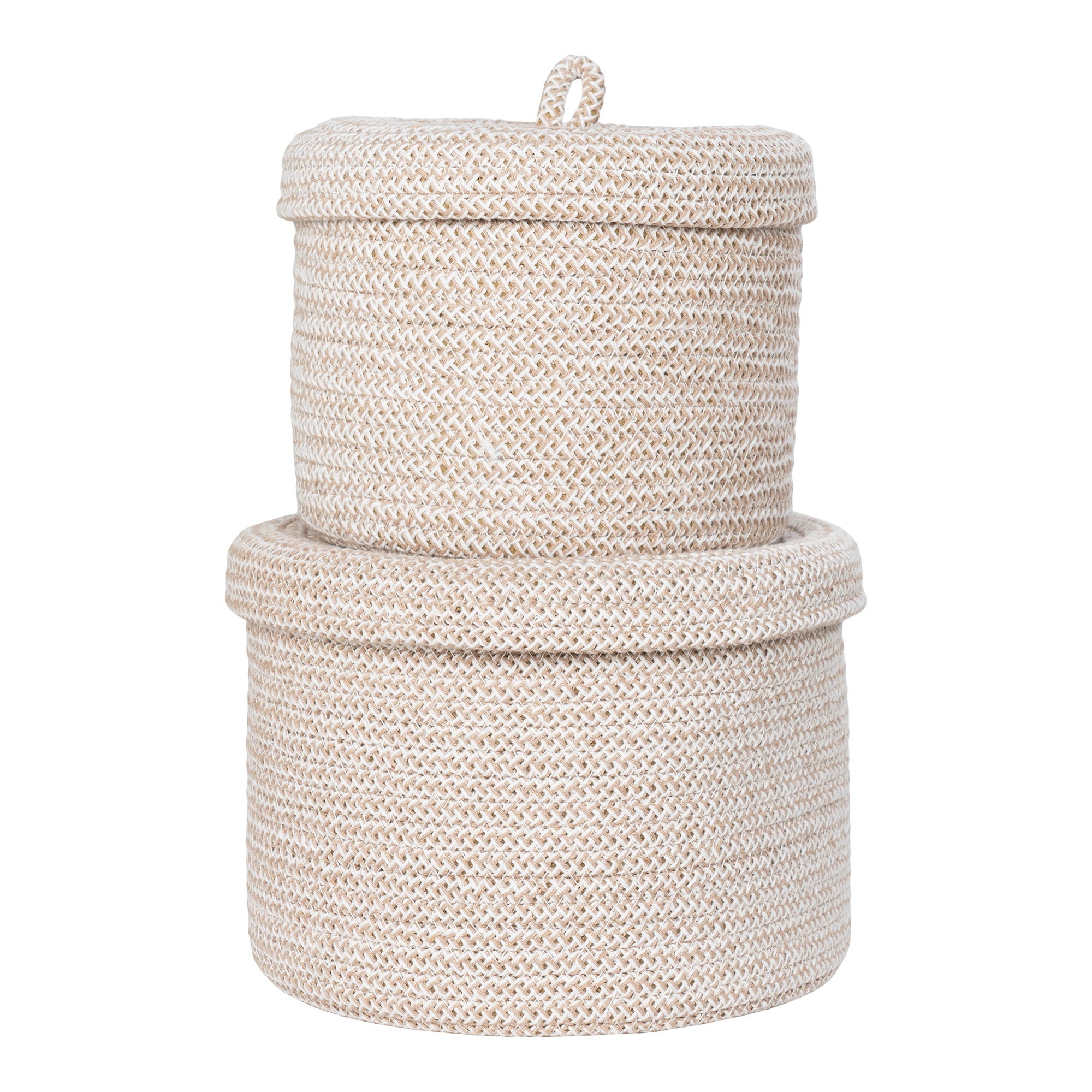 Sebal Manden - Manden, katoen, beige, set van 2