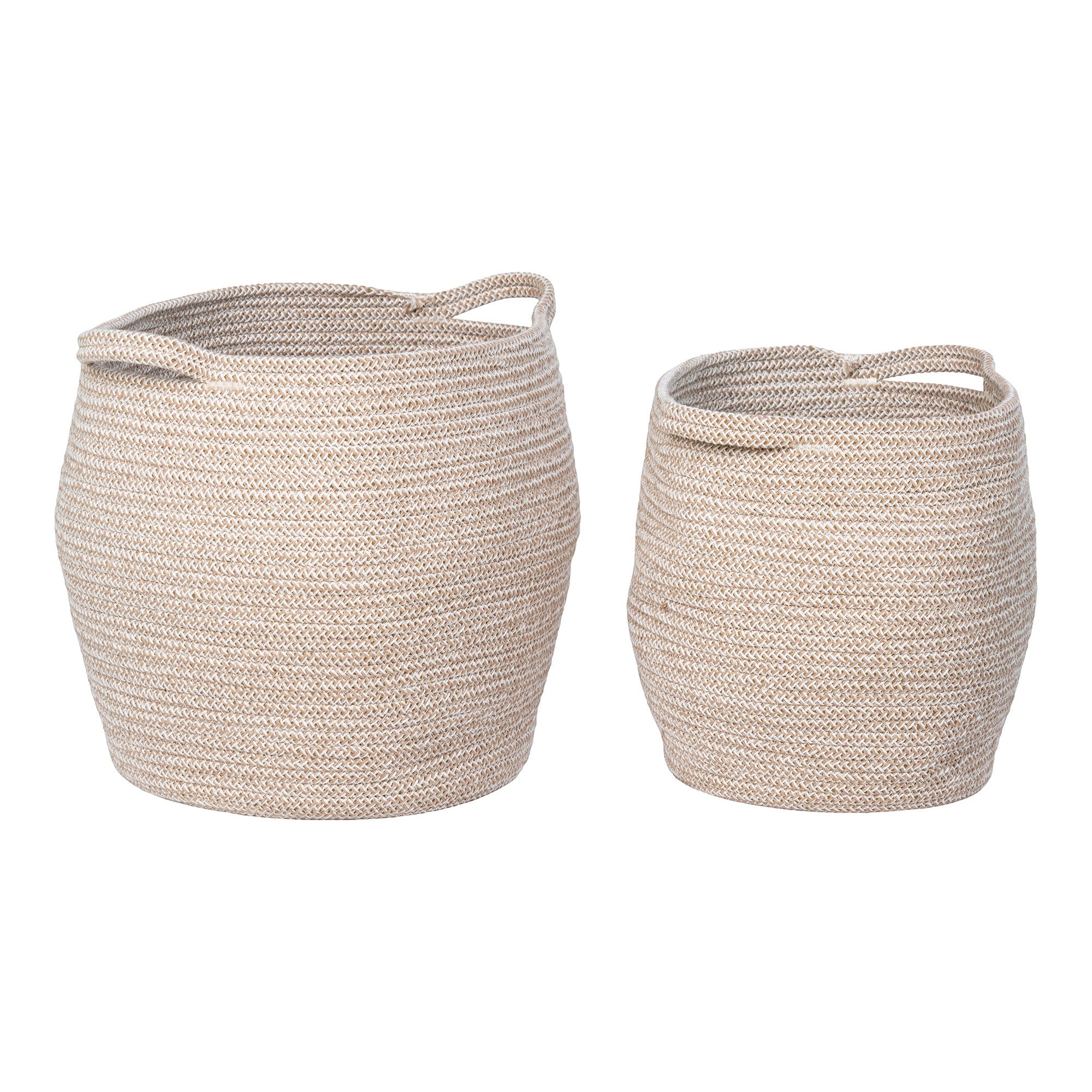 Lamas Manden - Manden, katoen, beige, set van 2