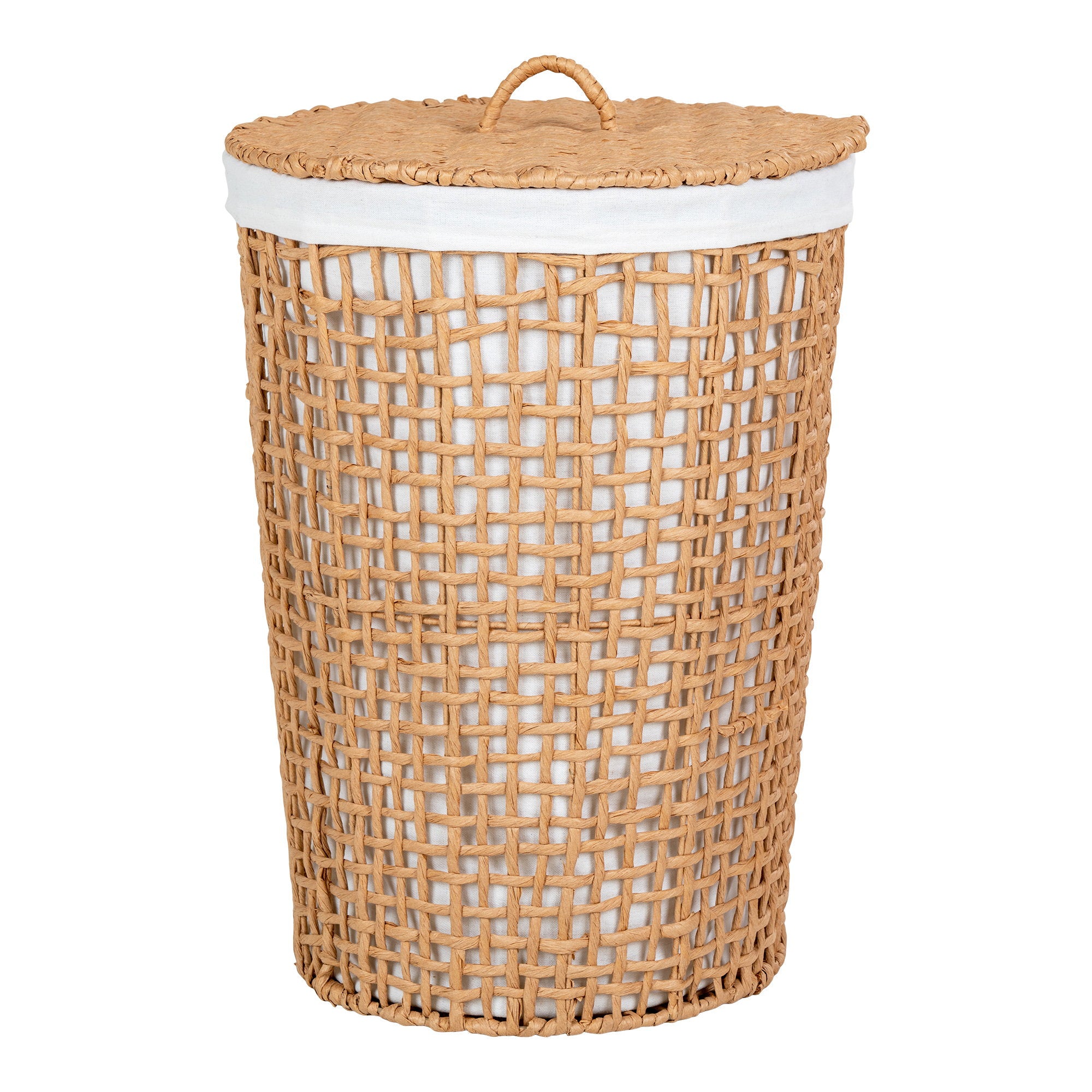 Pomal Wasmand - Wasmand, papier, naturel/wit ø42x56 cm