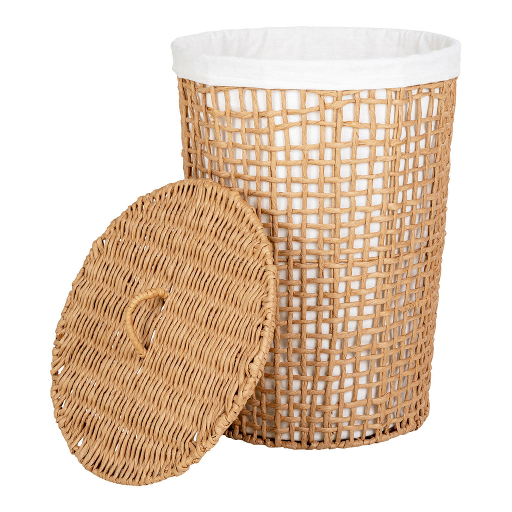 Pomal Wasmand - Wasmand, papier, naturel/wit ø42x56 cm