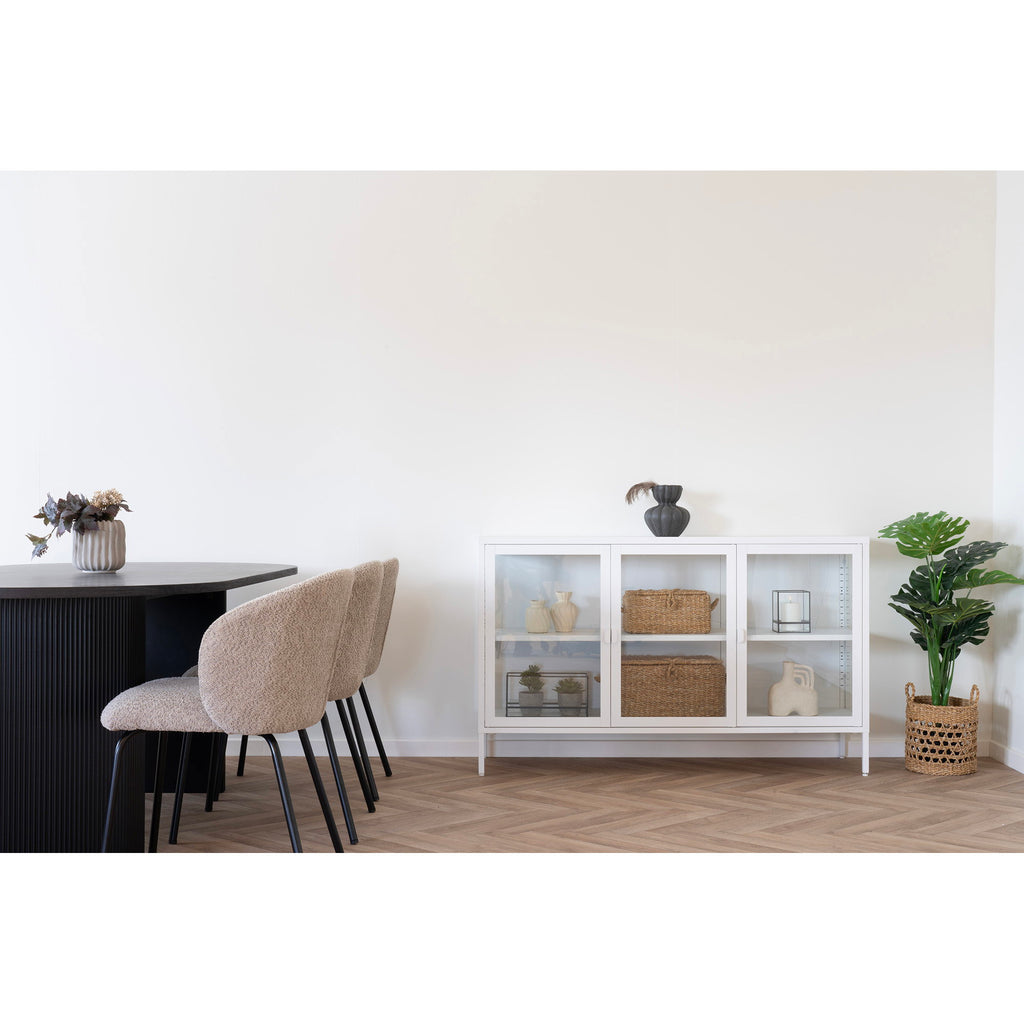 Bogra Manden - Manden, zeegras/metaal, naturel, set van 2