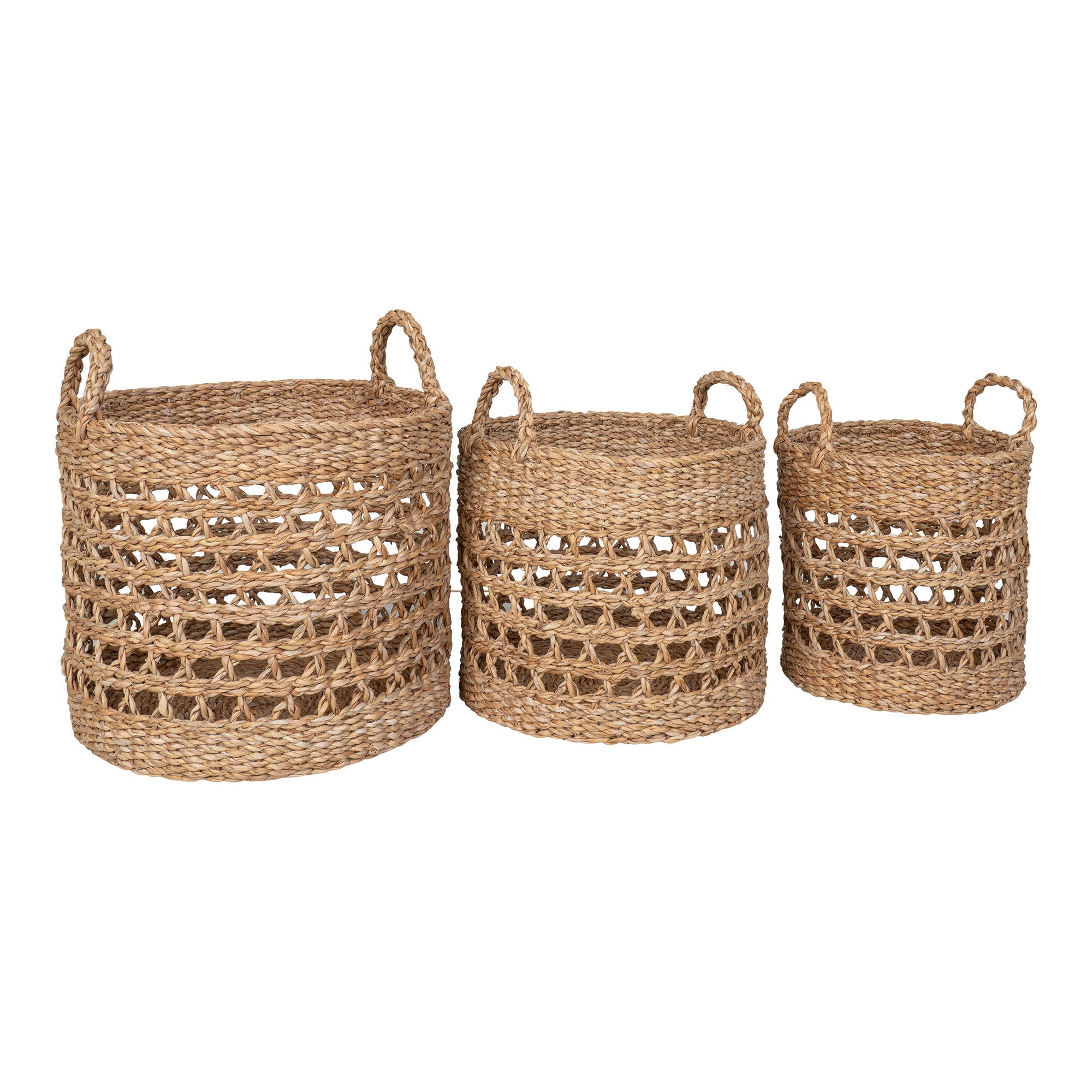 Balok Manden - Manden, zeegras, naturel, set van 3