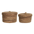 Desio Manden - Bananenblad, naturel (set van 2)