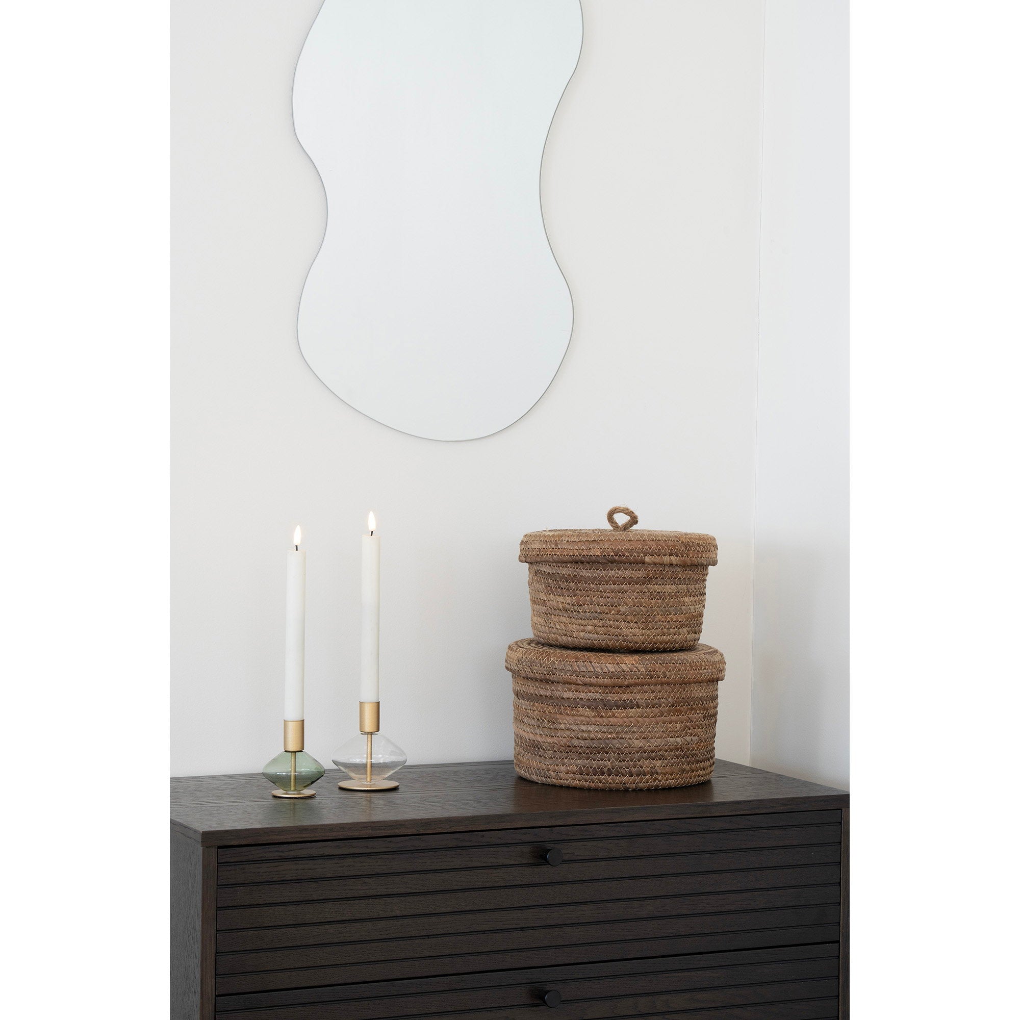 Desio Manden - Bananenblad, naturel (set van 2)