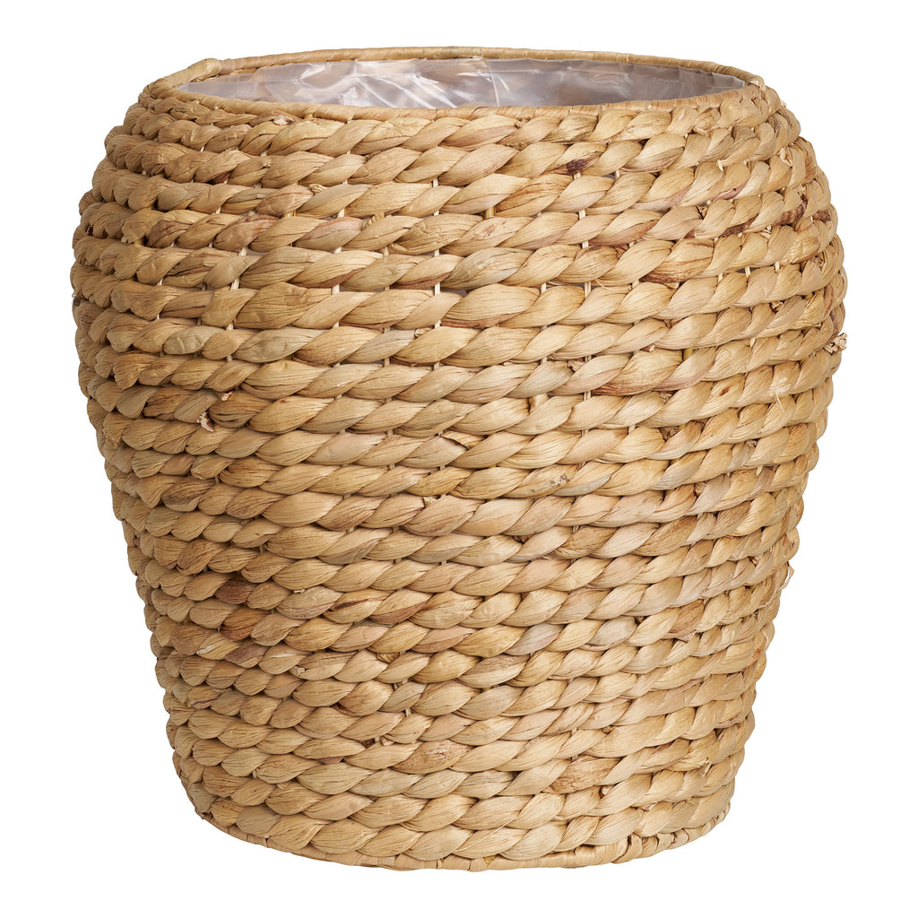 Denia Mand - Mand, waterhyacint, naturel, ø34,5x34,5 cm