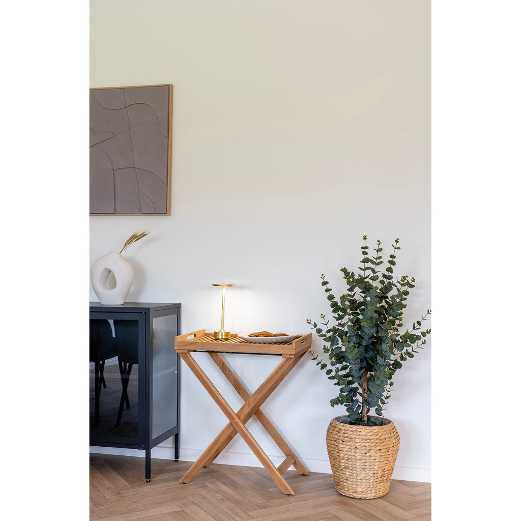 Denia Mand - Mand, waterhyacint, naturel, ø34,5x34,5 cm