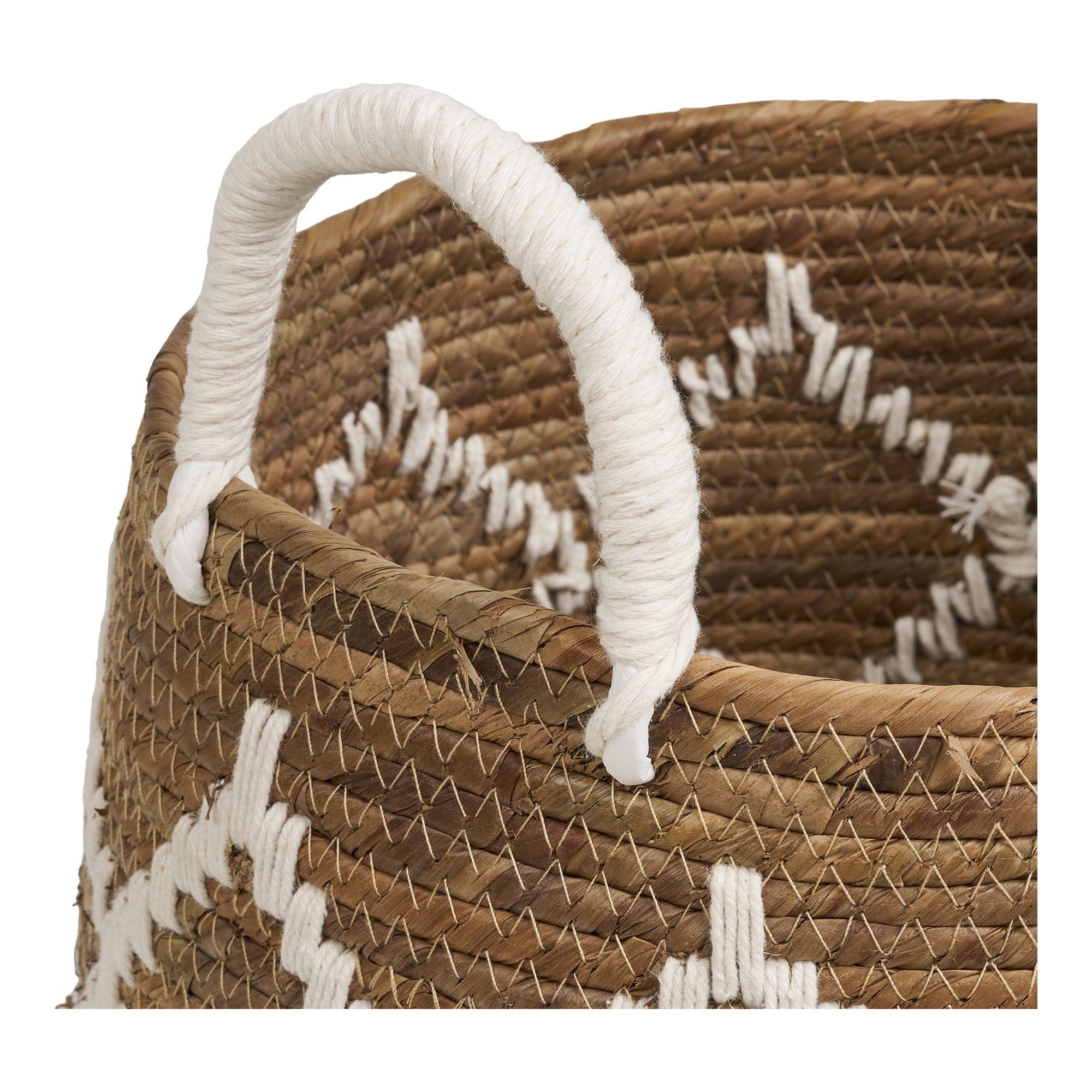 Altea Manden - Manden, bananenblad, naturel/off-white, set van 2