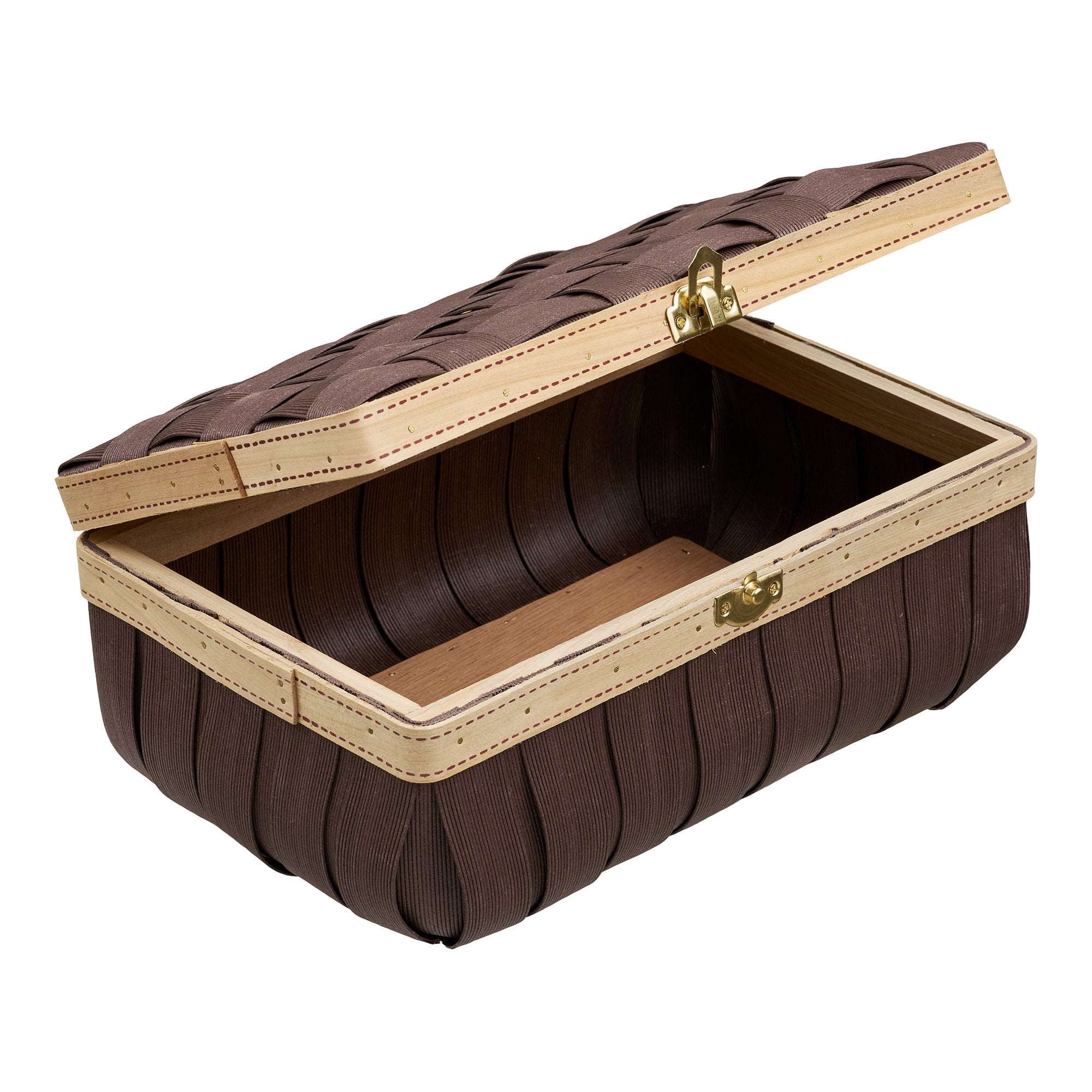 Medan Manden - Manden, houtlook, bruin, set van 2