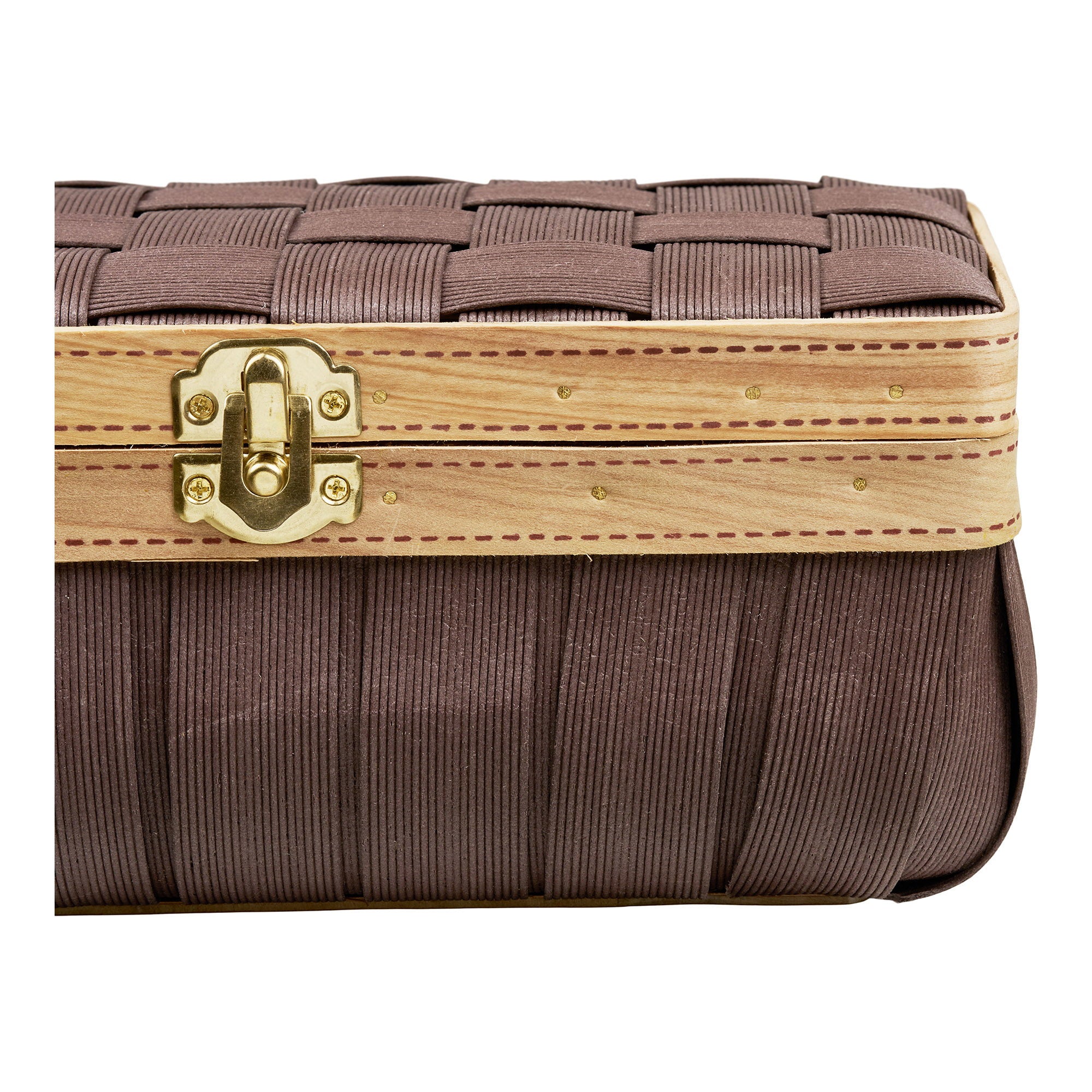 Medan Manden - Manden, houtlook, bruin, set van 2