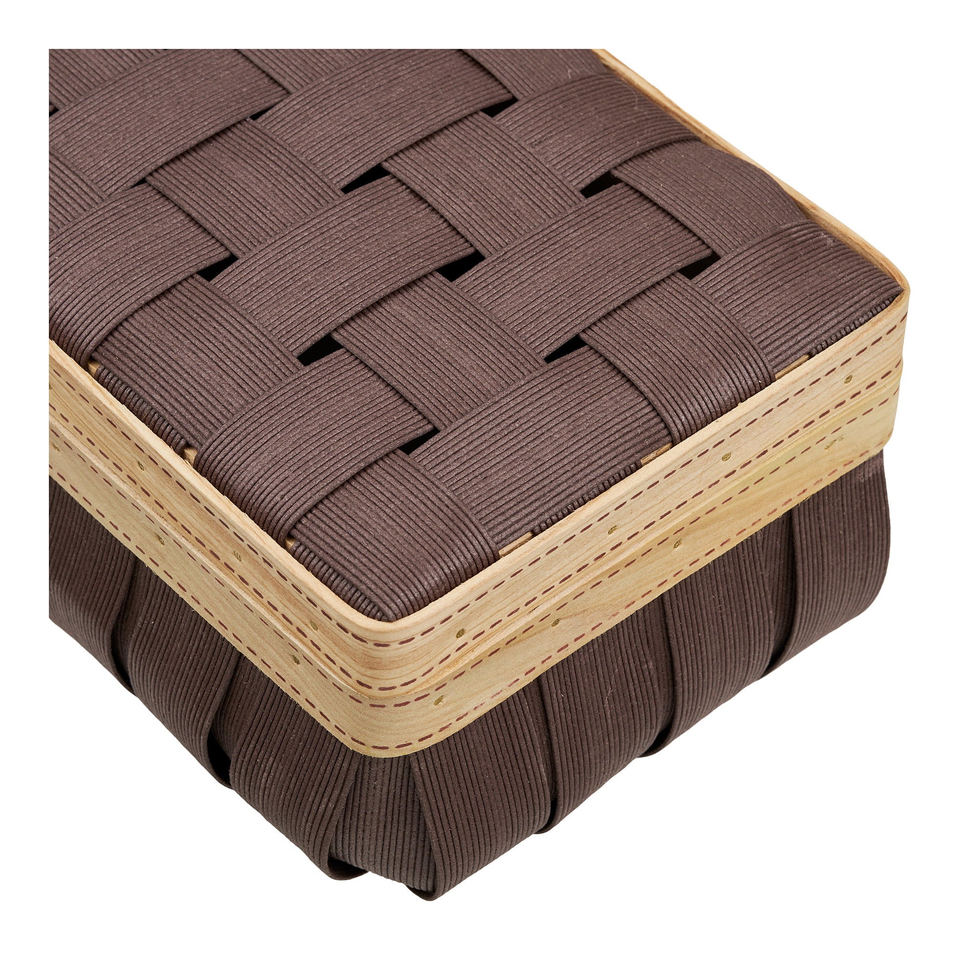 Medan Manden - Manden, houtlook, bruin, set van 2