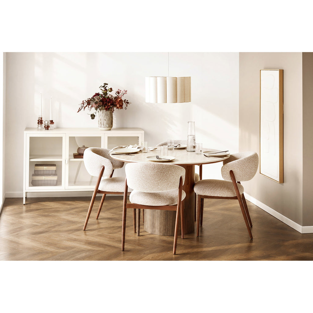 Medan Manden - Manden, houtlook, bruin, set van 2