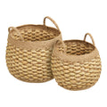 Strahan Manden - Manden, zeegras/waterhyacint, naturel, set van 2