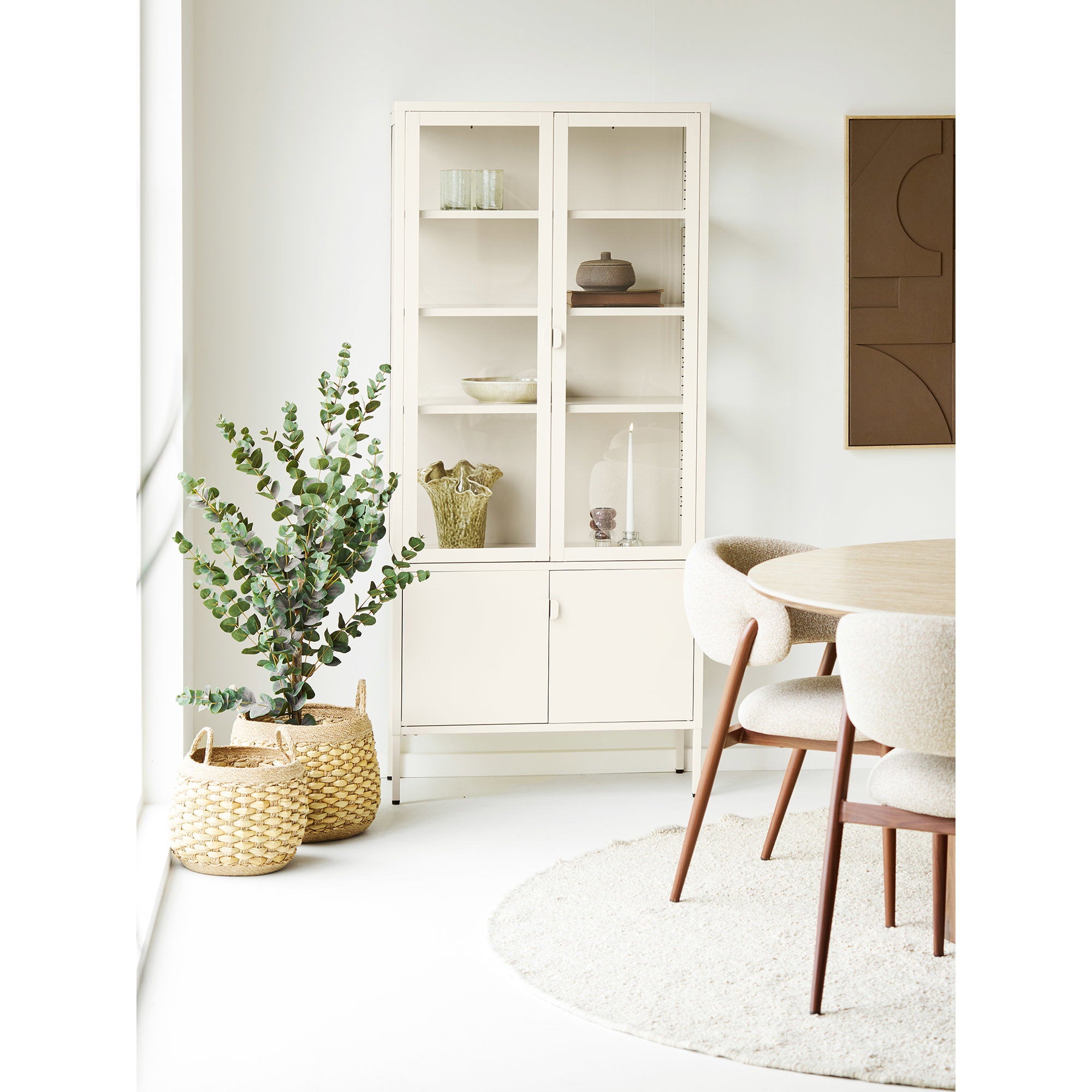 Strahan Manden - Manden, zeegras/waterhyacint, naturel, set van 2