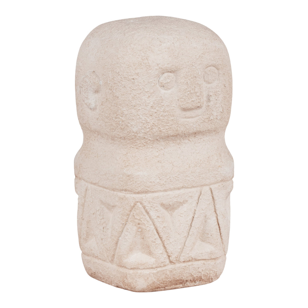Decoratieobject - Cement, beige 5,5x5,5x10 cm