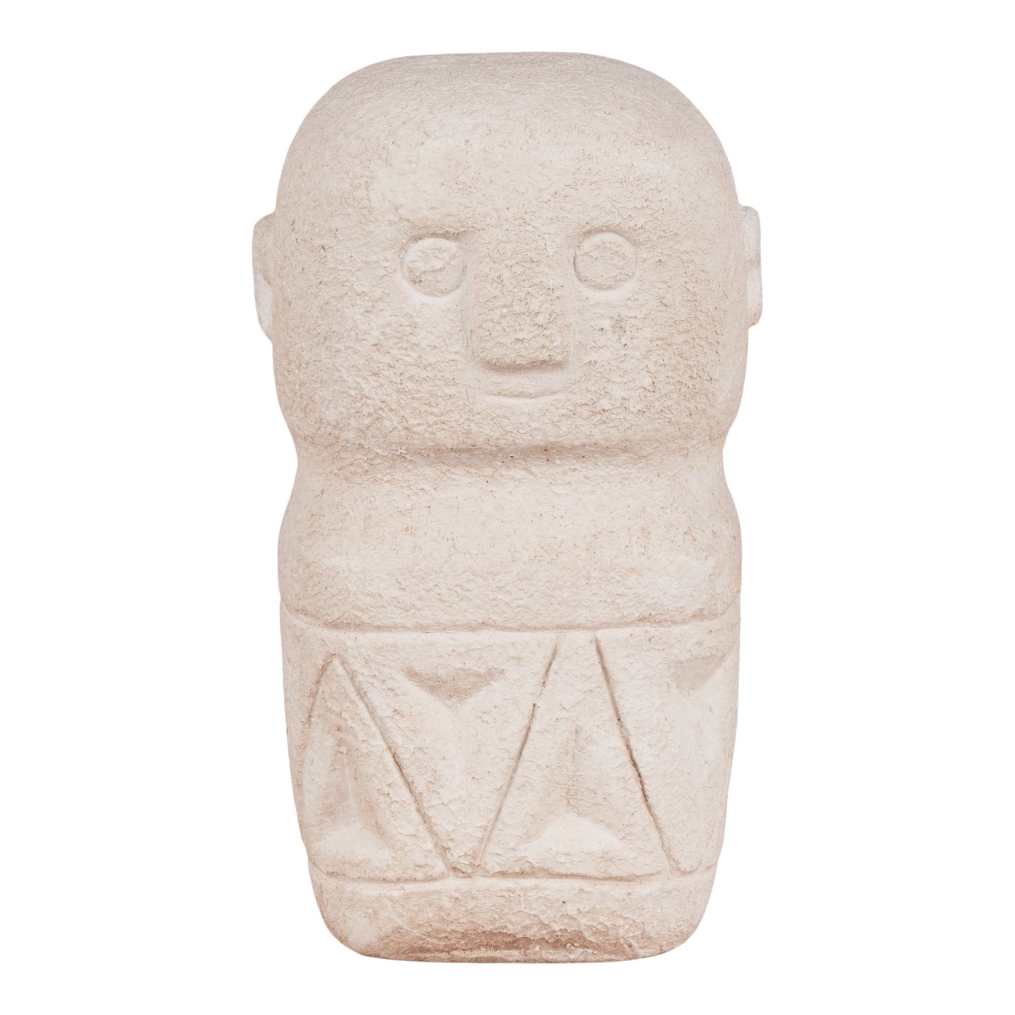 Decoratieobject - Cement, beige 5,5x5,5x10 cm