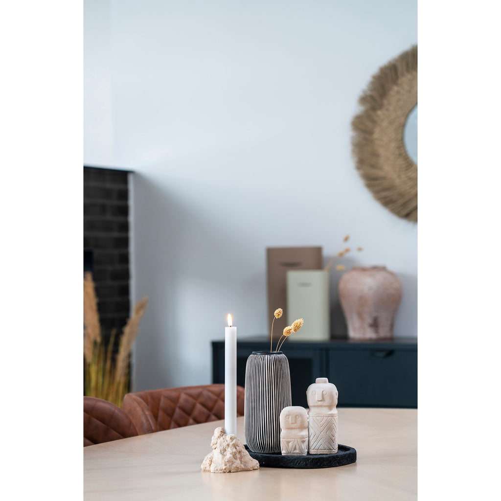 Decoratieobject - Cement, beige 5,5x5,5x10 cm