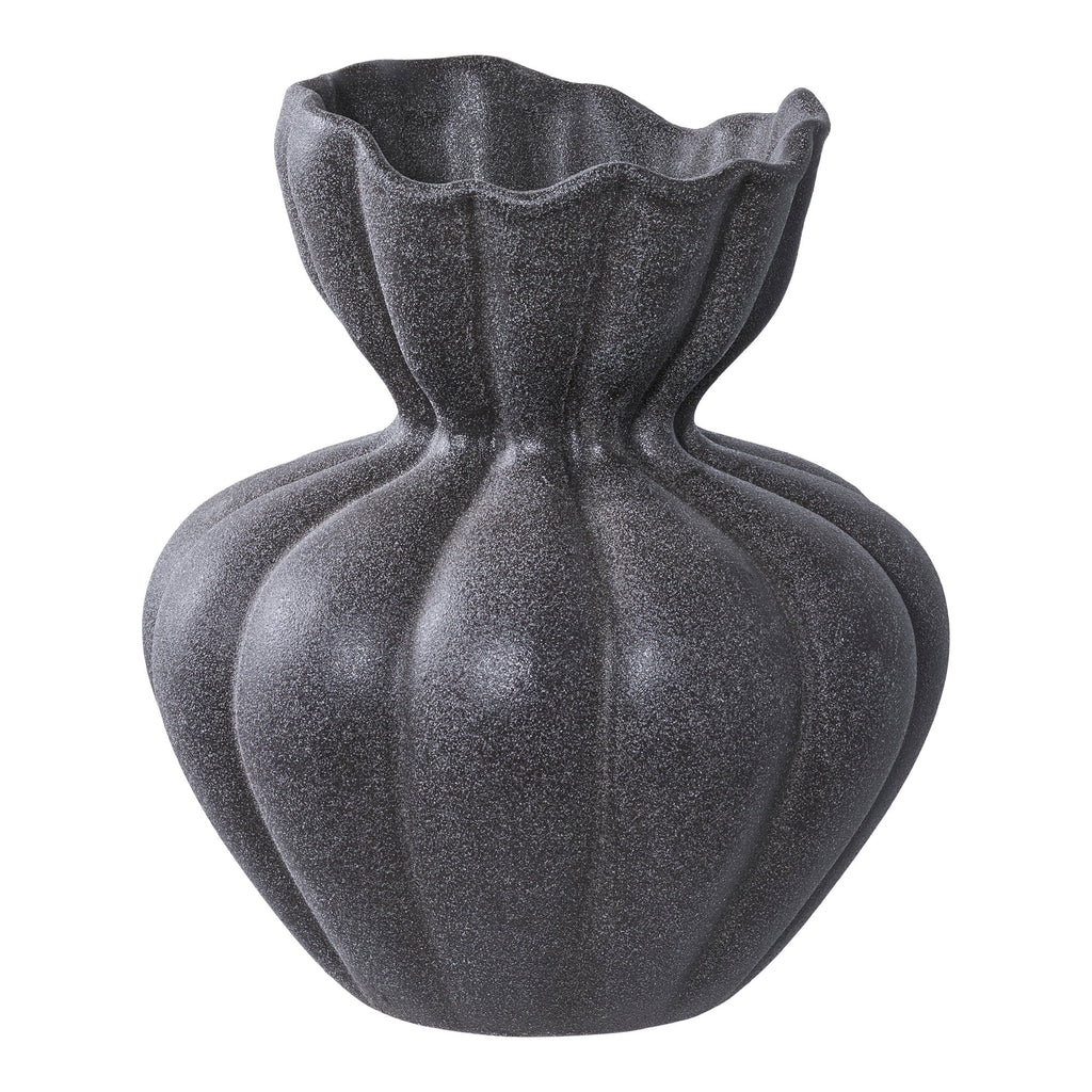 Vaas - Keramiek, zwart Ø17,2x19,4 cm