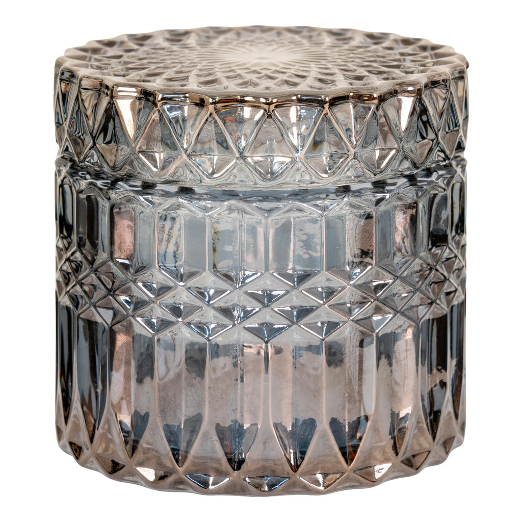 Potten - Glas, gerookte kleur (set van 2)