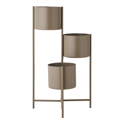 Bloempot - Bloempot, staal, bruin 22,5x23x75,5 cm - Noël Home