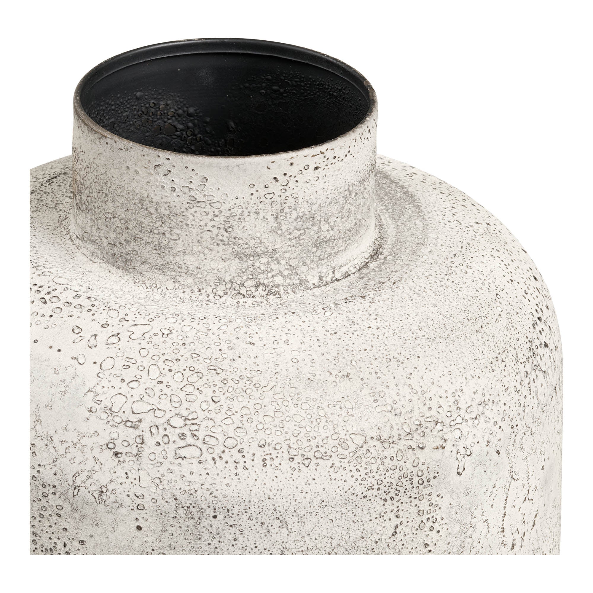 Hou Decoratieve Pot - Metaal, antiek beige Ø24x60,5 cm