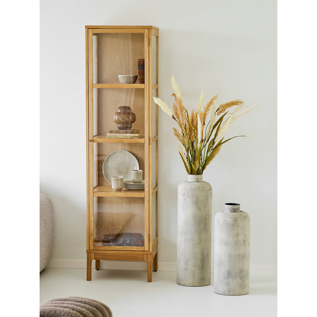 Hou Decoratieve Pot - Metaal, antiek beige Ø24x60,5 cm