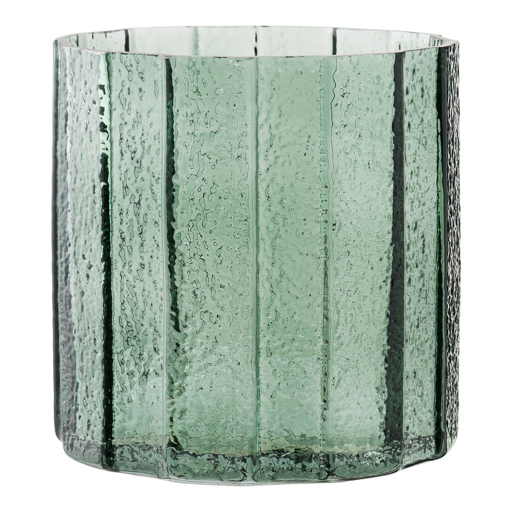 Bloempot - Bloempot, glas, posygroen, ø15x15 cm