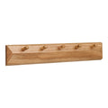 Barco Kapstok met 5 Haken - Eikenhout 50x8,5 cm