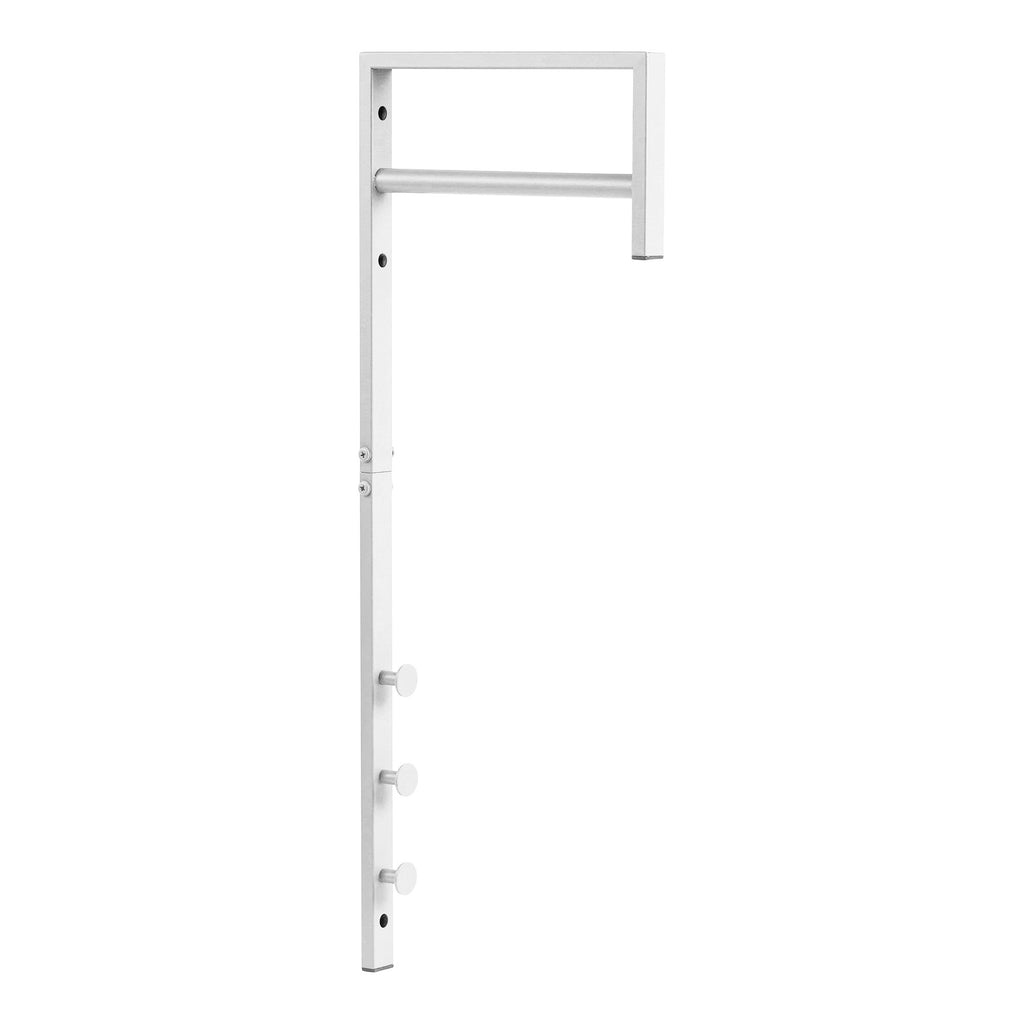 Trento Kledingrek - Metaal, wit 3x30x82 cm