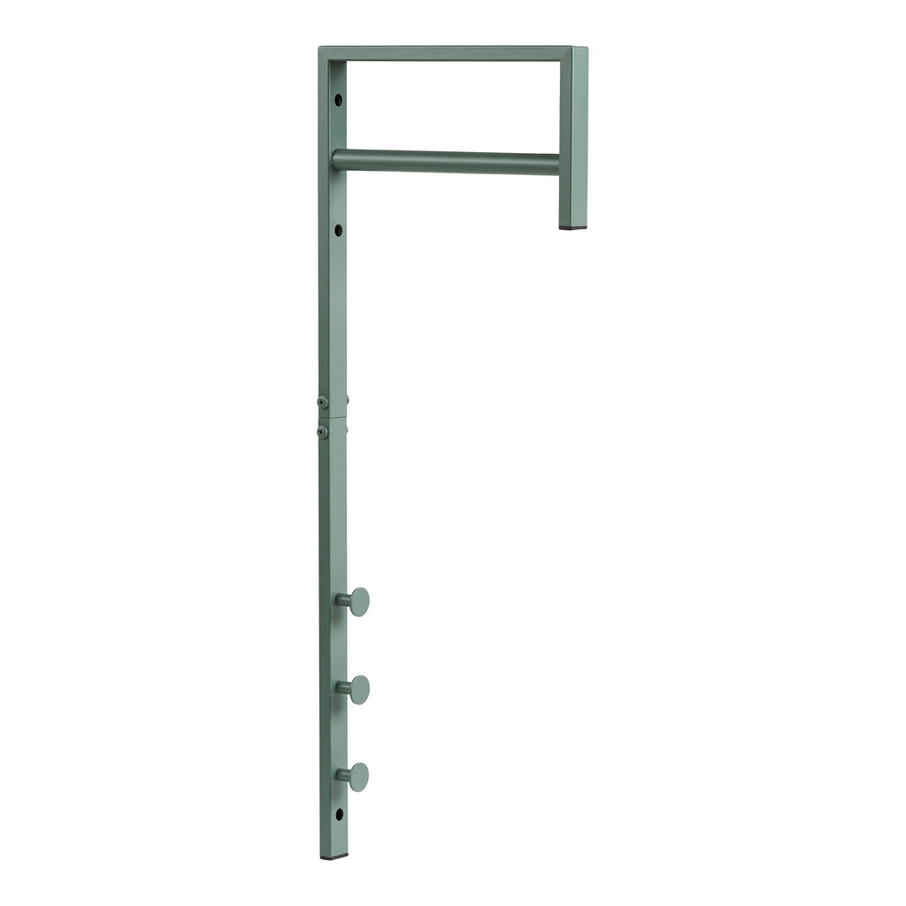 Trento Kledingrek - Metaal, groen 3x30x82 cm