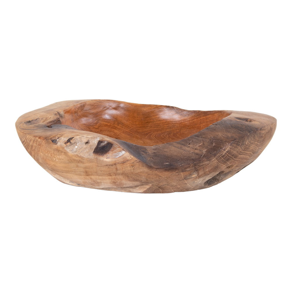 Rio Kom - Kom, teakhout, naturel ø30x10 cm